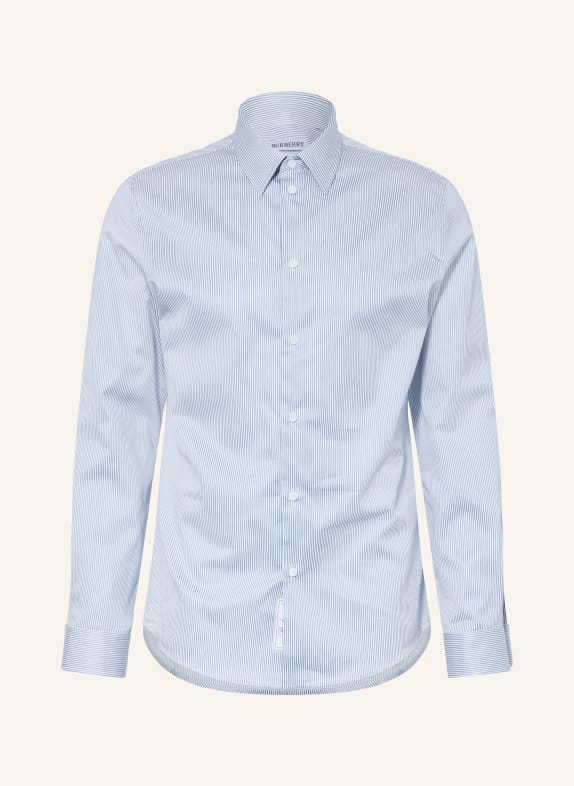 BURBERRY Hemd Slim Fit BLAU / WEISS