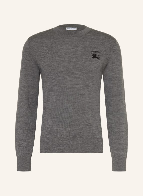 BURBERRY Pulover EASTON GRI ÎNCHIS