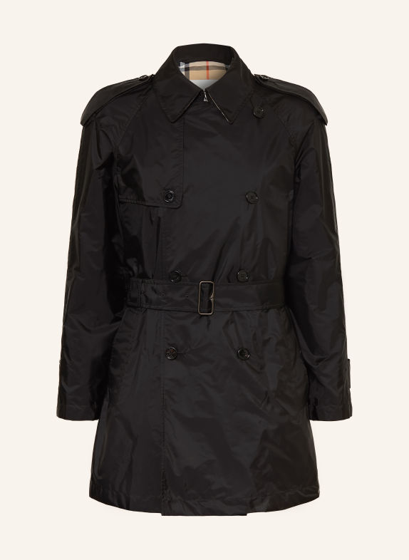 BURBERRY LEADENHAM Trench coat BLACK