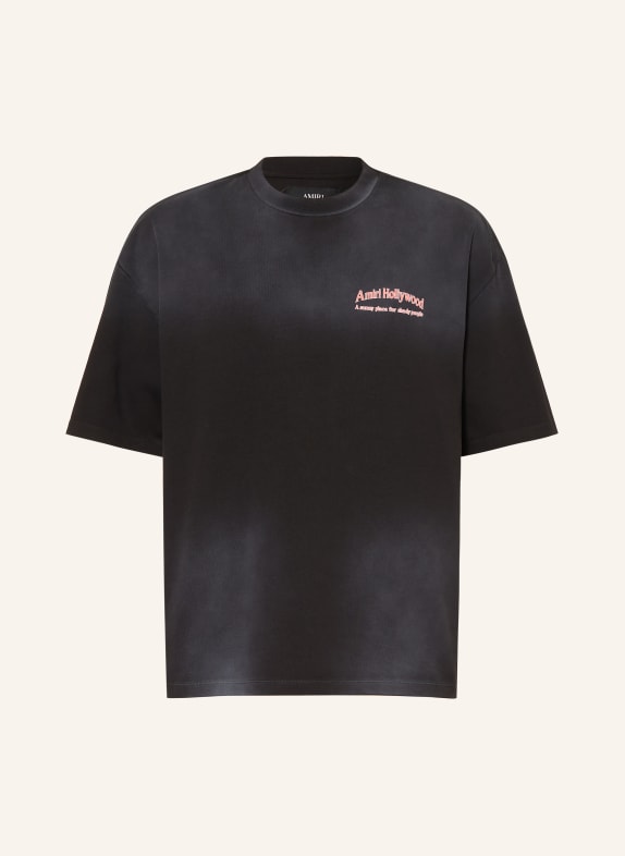 AMIRI T-shirt SUNNY PLACE ZWART / PAARS / ROOD