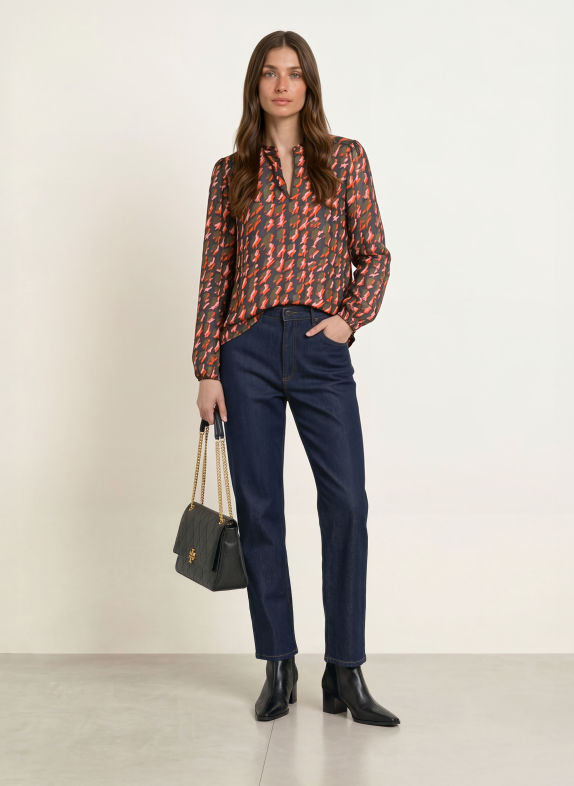 MARC CAIN Blouseshirt 484 tigerlily