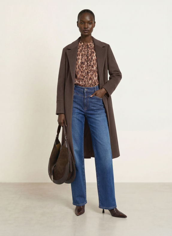 MARC CAIN Wollmantel 696 mulch