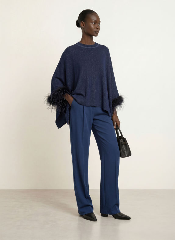 MARC CAIN Marlene-broek WEDI 393 pageant blue