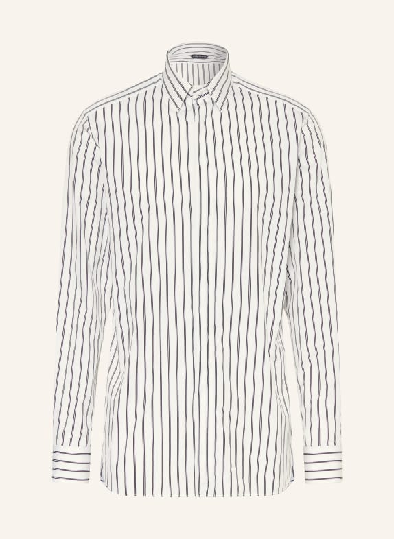 TOM FORD Overhemd met normale pasvorm WIT / ZWART
