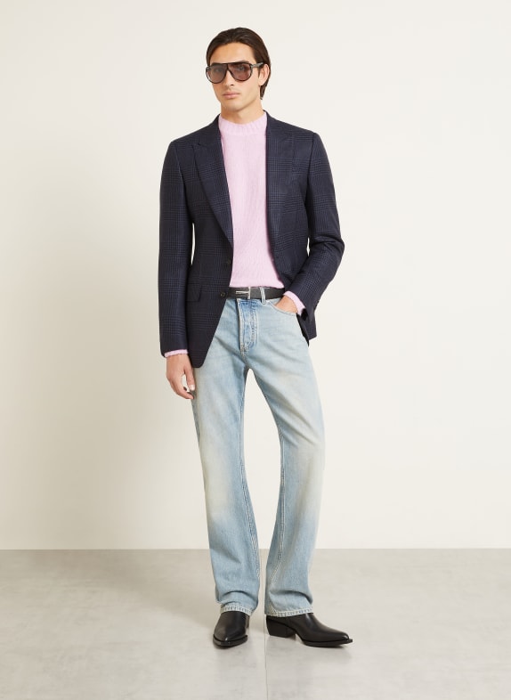 TOM FORD Combi-jasje Extra Slim Fit UUC NAVY MULTICOLOR