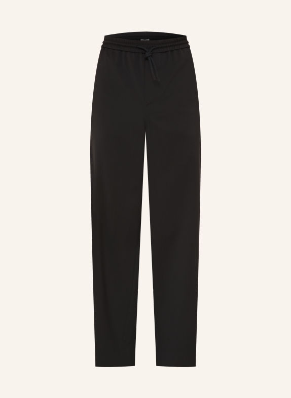 LOEWE Hose im Jogging-Stil Loose Fit SCHWARZ