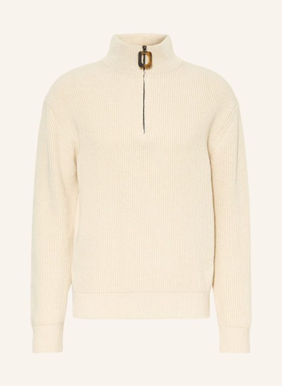 JW ANDERSON Pull col zippé CRÈME