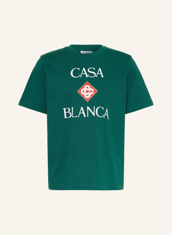 Casablanca T-shirt GREEN / RED / WHITE