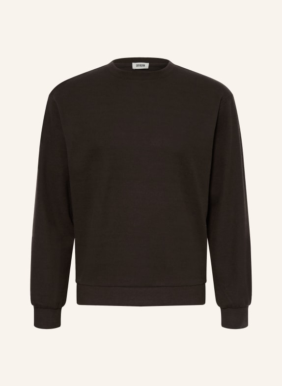 DRYKORN Sweat-shirt KARIO MARRON FONCÉ