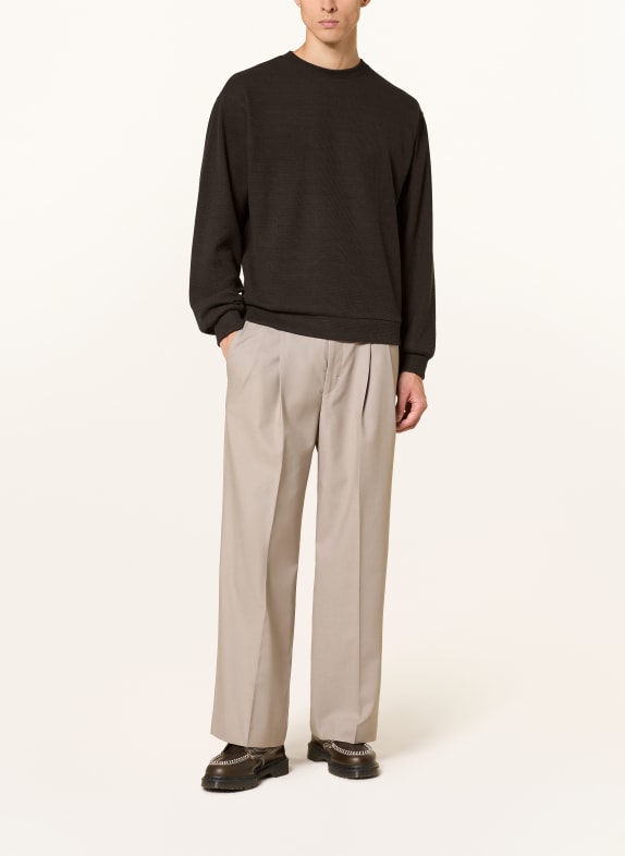 DRYKORN Sweatshirt KARIO MARRON FONCÉ