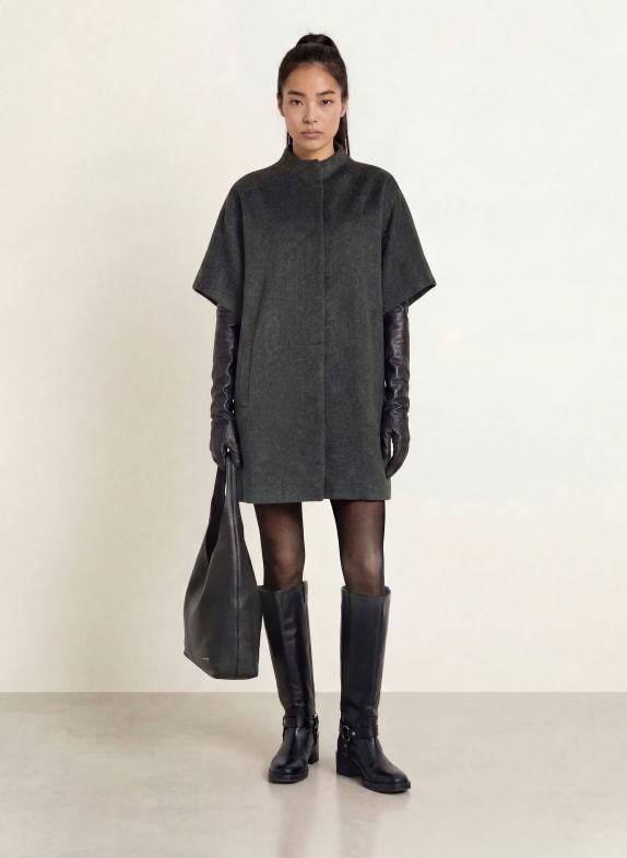 SOFIE SCHNOOR Manteau PALOMINASW à manches 3/4 GRIS FONCÉ