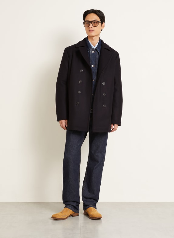 ISABEL MARANT Cabanmantel WYM DONKERBLAUW