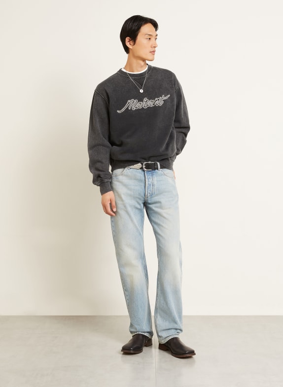 ISABEL MARANT Sweatshirt MAHONY DONKERGRIJS