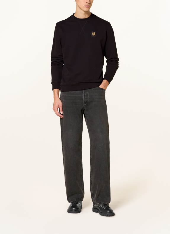 BELSTAFF Sweatshirt ZWART / BEIGE