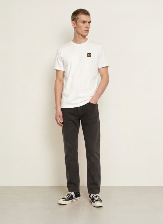 BELSTAFF T-shirt ECRU / CAMEL / ZWART