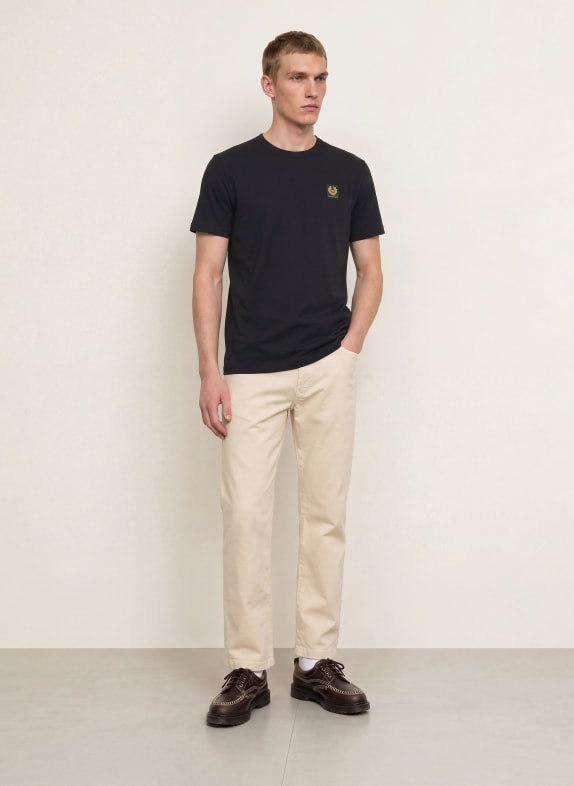 BELSTAFF T-shirt ZWART / CAMEL