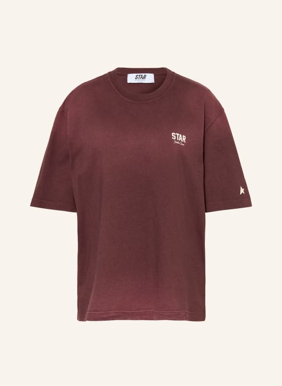 GOLDEN GOOSE STAR T-shirt DARK RED