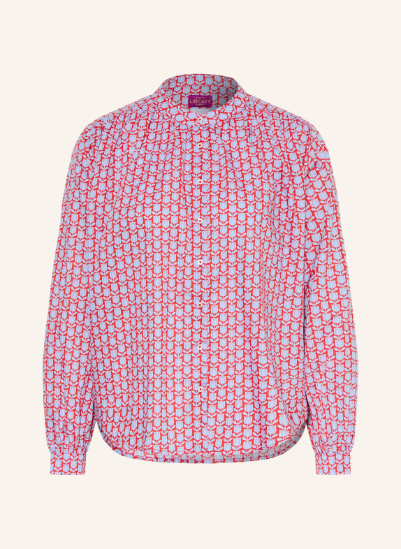 TONNO & PANNA Blouse LIGHT BLUE / RED