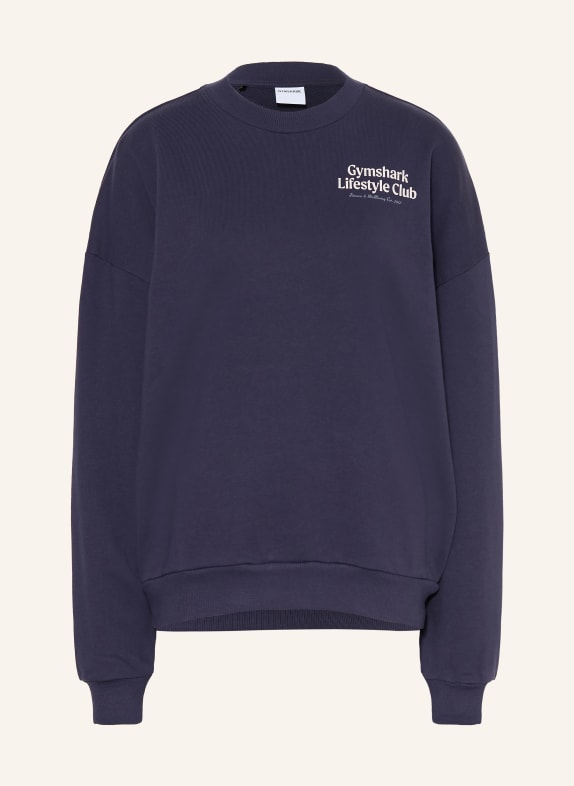 GYMSHARK Sweatshirt LIFESTYLE CLUB DUNKELBLAU