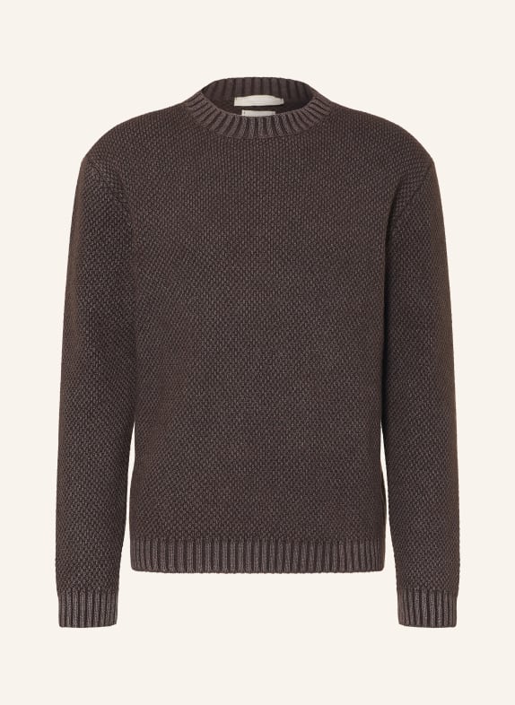 DANIELE FIESOLI Pull en cachemire MARRON FONCÉ