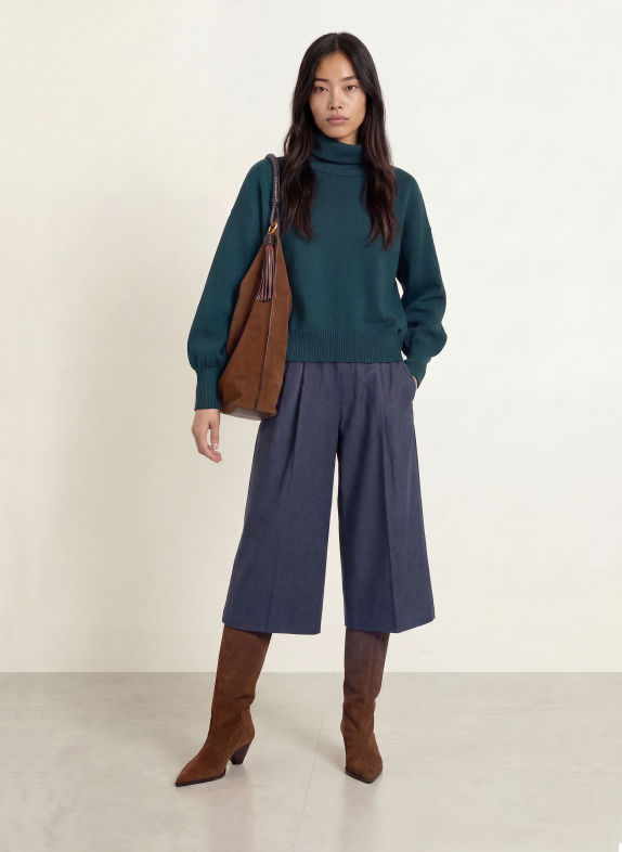 ELIAS RUMELIS Rollkragenpullover GRACIE PETROL