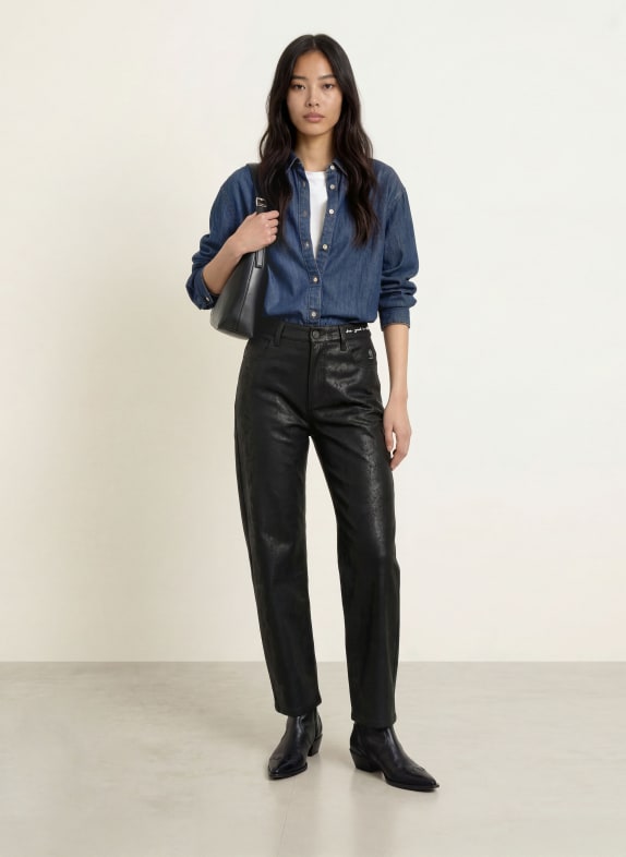 ELIAS RUMELIS Denimblouse NATHY BLAUW