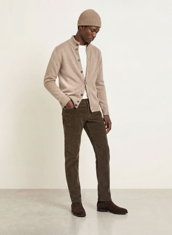 BRAX Cordbroek CADIZ Straight Fit 53 CHOCOLATE