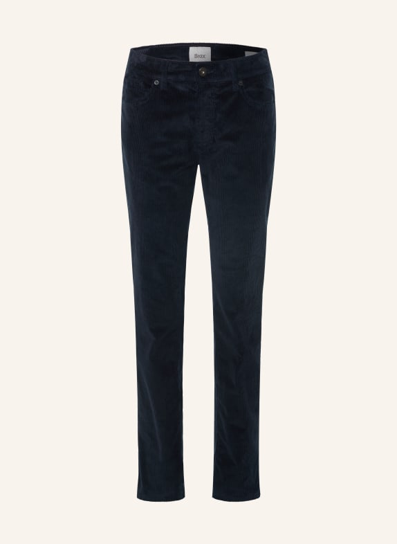BRAX Pantalon en velours côtelé CADIZ, coupe droite 22 NIGHT BLUE