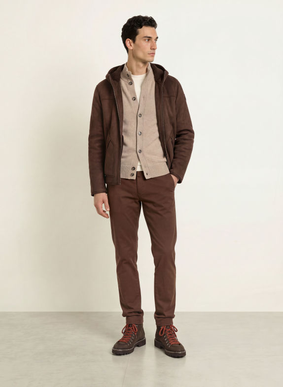 BRAX Chino FABIO IN Modern Fit 52 chocolate