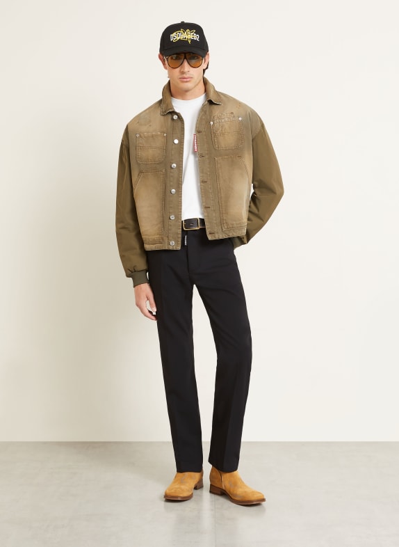 DSQUARED2 Chino Tailored Fit ZWART
