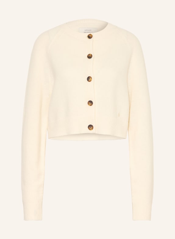 LOULOU DE SAISON HEIKE Cashmere Cardigan CREAM