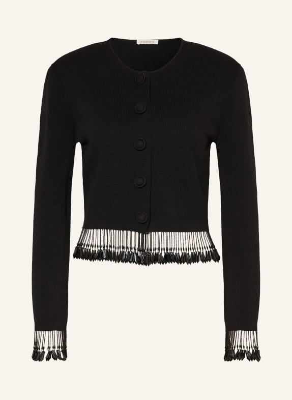 BY MALENE BIRGER Gilet SHELLY orné de pierres décoratives NOIR