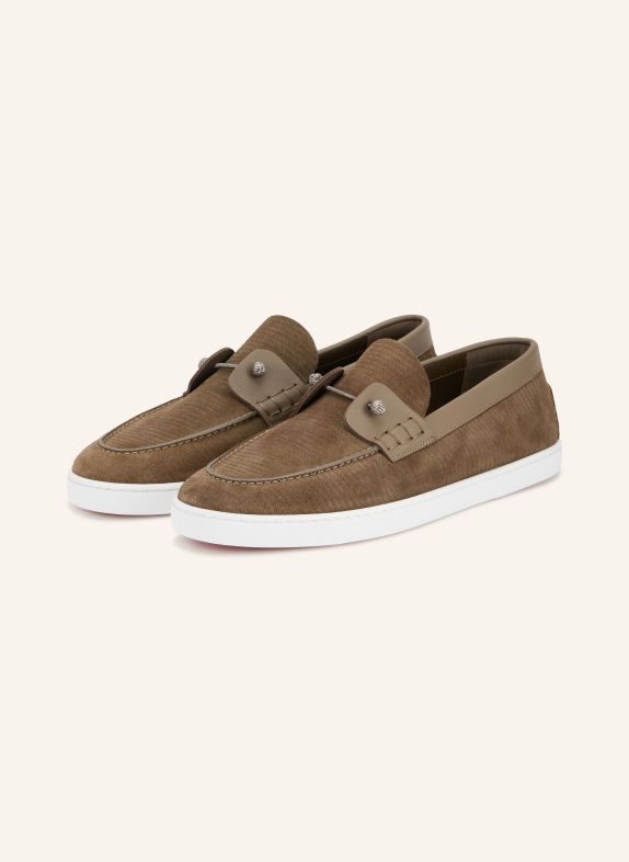 Christian Louboutin CHAMBELIBOAT Loafers BROWN