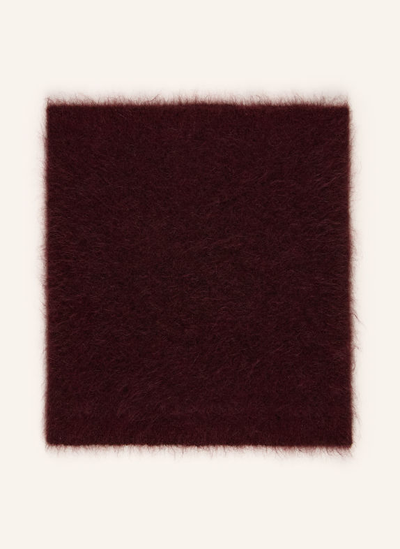 Stylein Écharpe tube NIKO en mohair ROUGE FONCÉ