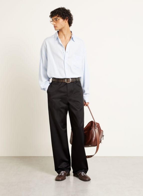 Acne Studios Broek met normale pasvorm ZWART