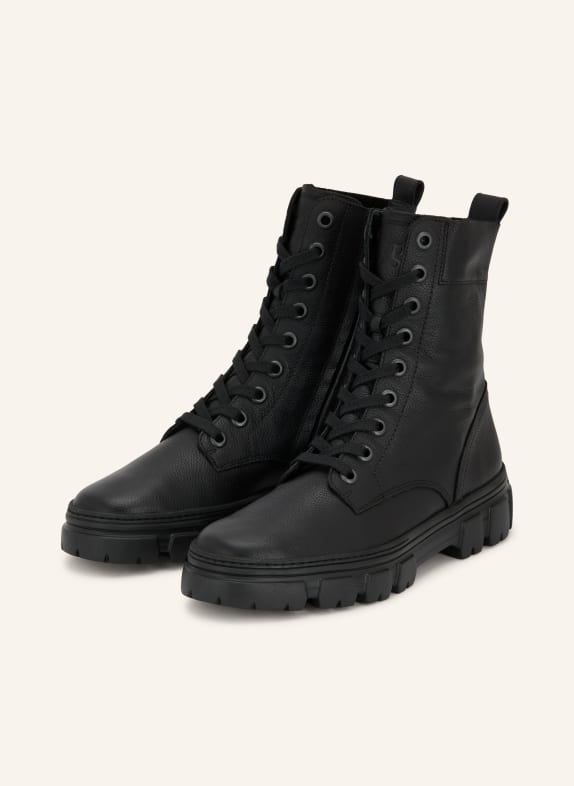 paul green Lace-up boots BLACK