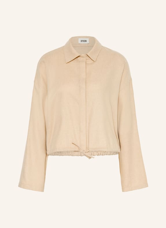 DRYKORN Chemisier en flanelle FIONEL MARRON CLAIR