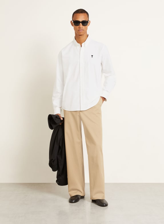 AMI PARIS Oxfordhemd Comfort Fit WEISS