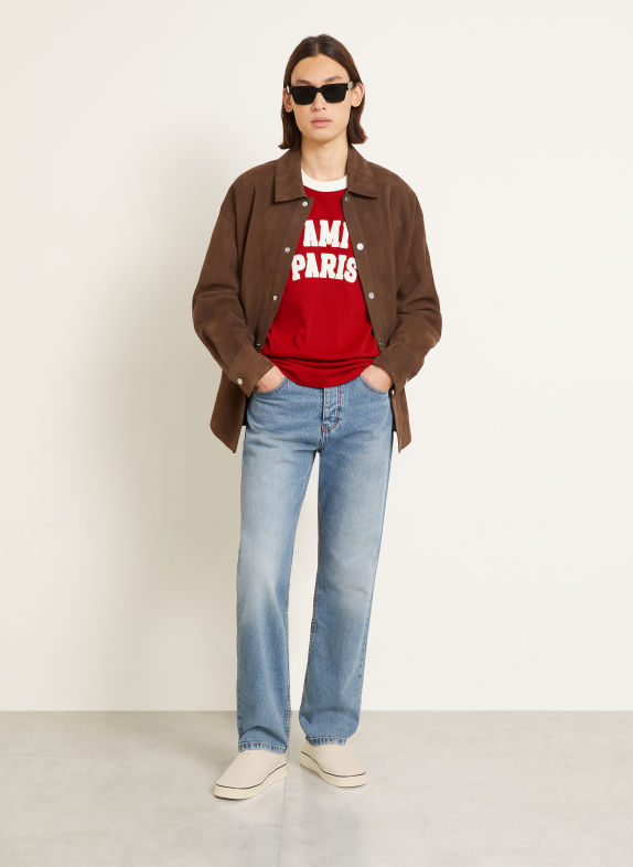 AMI PARIS Jeans Regular Fit 480 BLEU USED