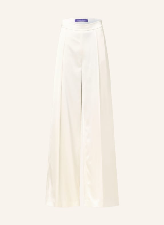 RALPH LAUREN Collection MASINA Satin Wide-leg Trousers CREAM
