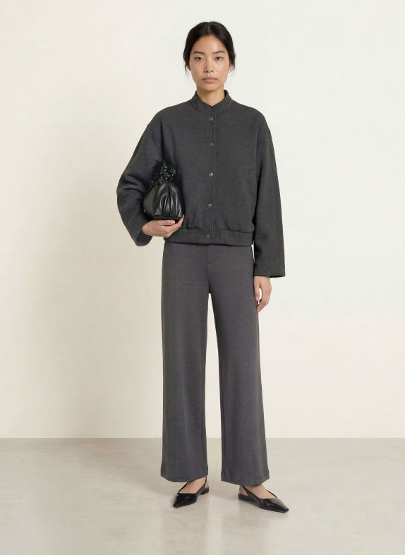 YERSE Blouson SVETLANA DONKERGRIJS