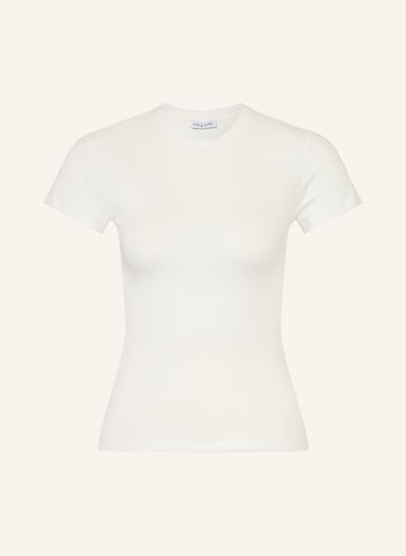 MRS & HUGS T-Shirt WEISS
