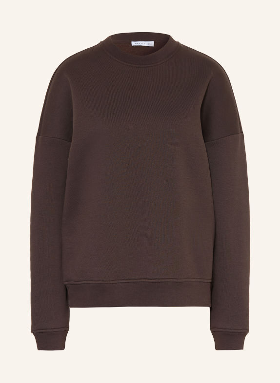 MRS & HUGS Sweatshirt MARRON FONCÉ
