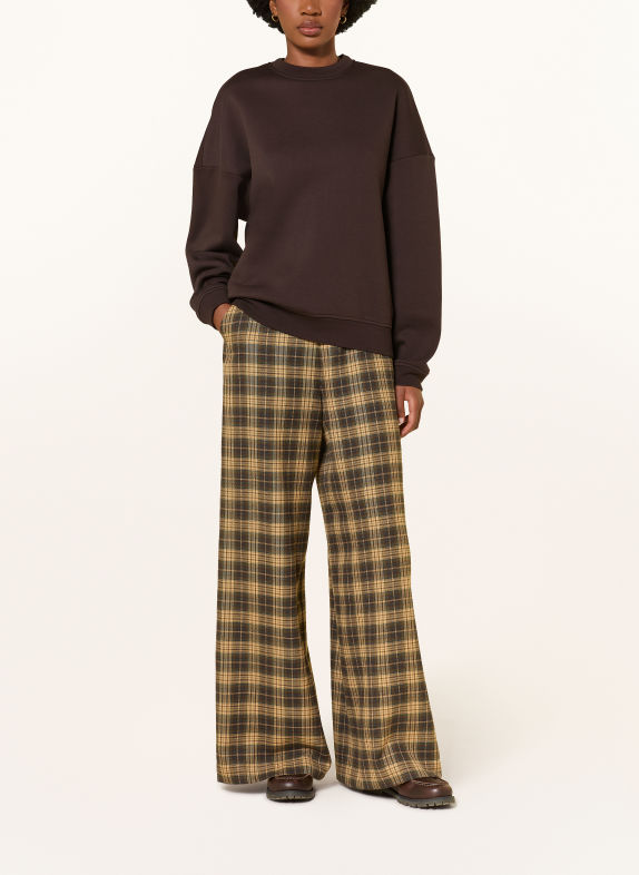 MRS & HUGS Sweatshirt MARRON FONCÉ