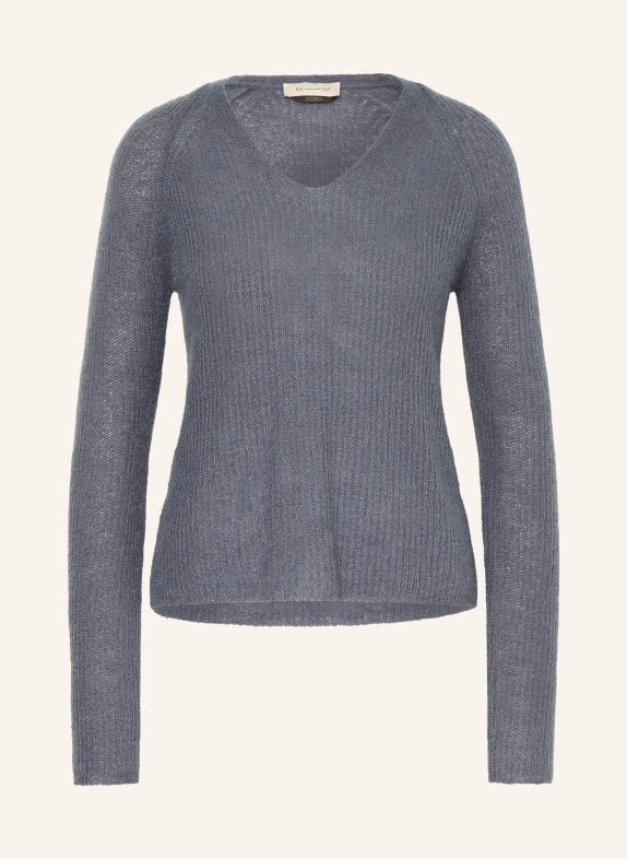 MM by Max Mara Sweter SVELTO SZARONIEBIESKI