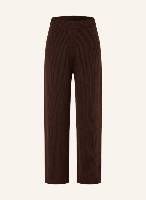 SPORTMAX Strickhose GOLOSO DUNKELBRAUN