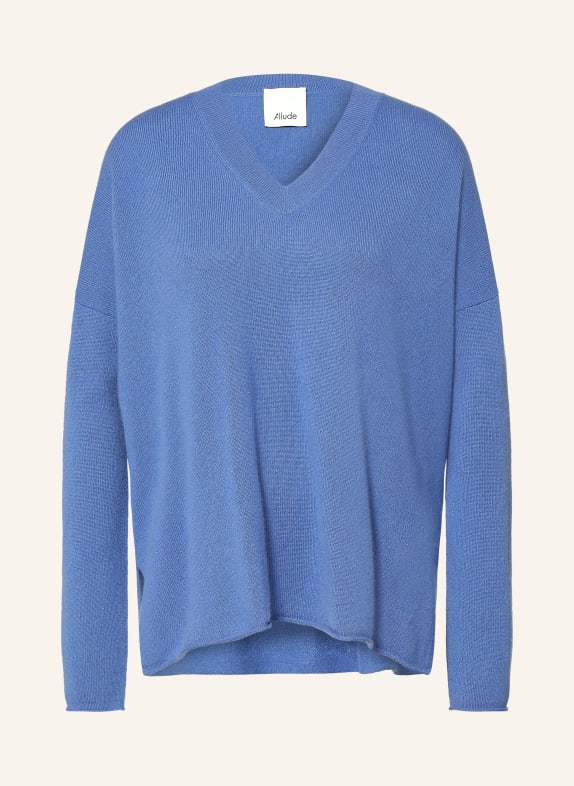 ALLUDE Cashmere Sweater BLUE