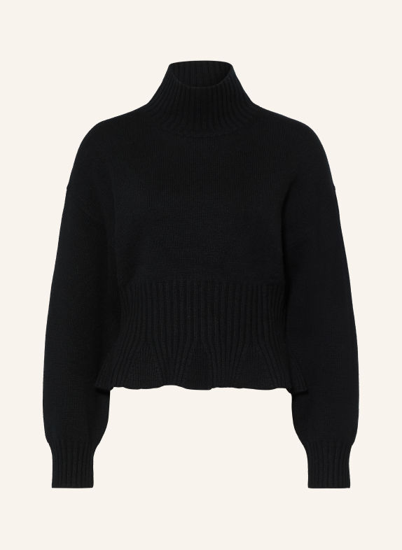 ALLUDE Pullover mit Cashmere SCHWARZ