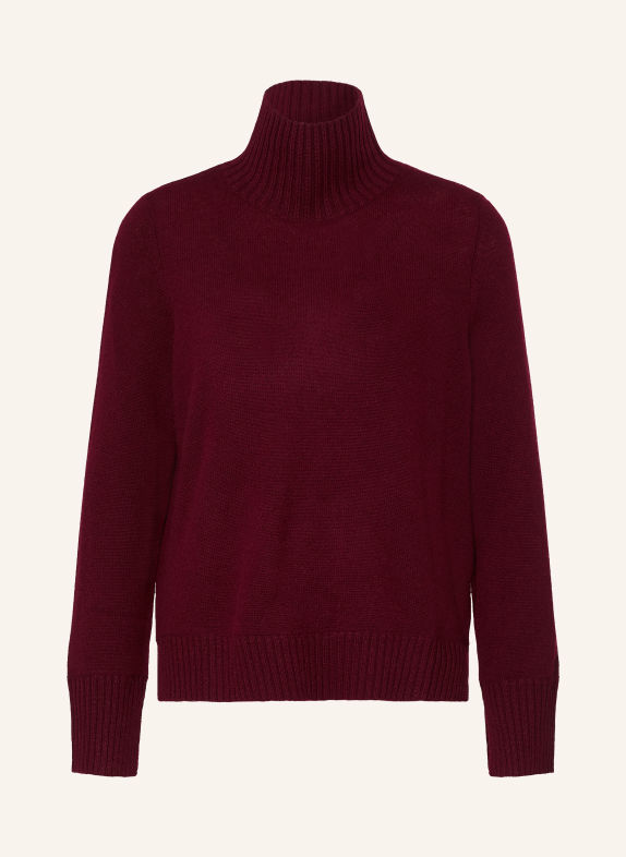 ALLUDE Cashmere-Pullover DUNKELLILA