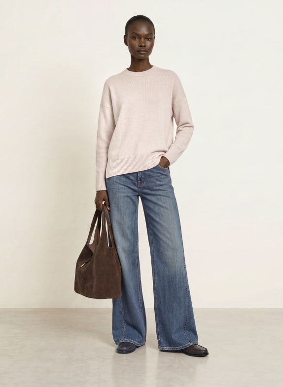 ALLUDE Kasjmiertrui BEIGE